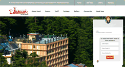 Desktop Screenshot of hotellandmarkshimla.com